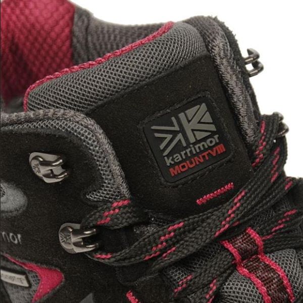 obuća Karrimor montirajte srednje čizme za hodanje crno/ružičasto žene 2B4288