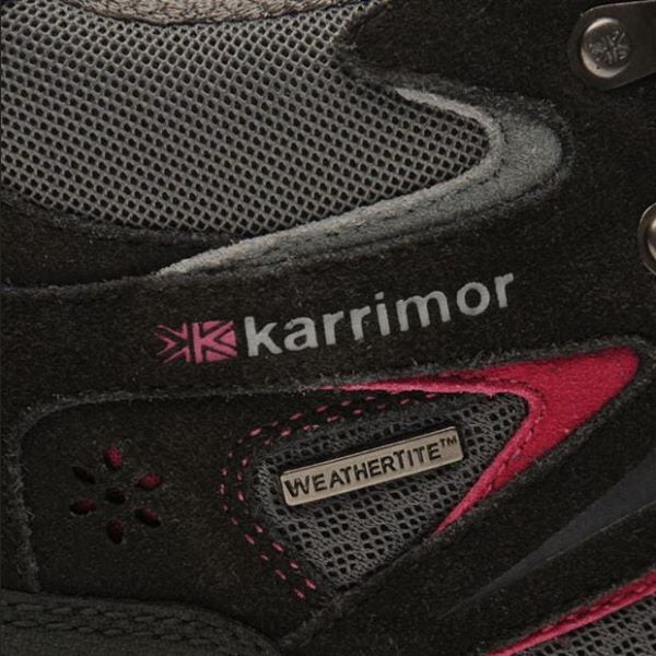 obuća Karrimor montirajte srednje čizme za hodanje crno/ružičasto žene 2B4288