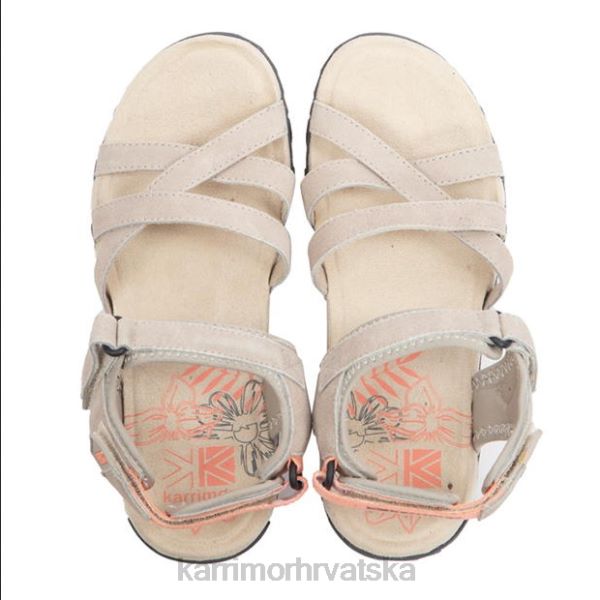 obuća Karrimor salina kožne sandale za hodanje bež žene 2B42106