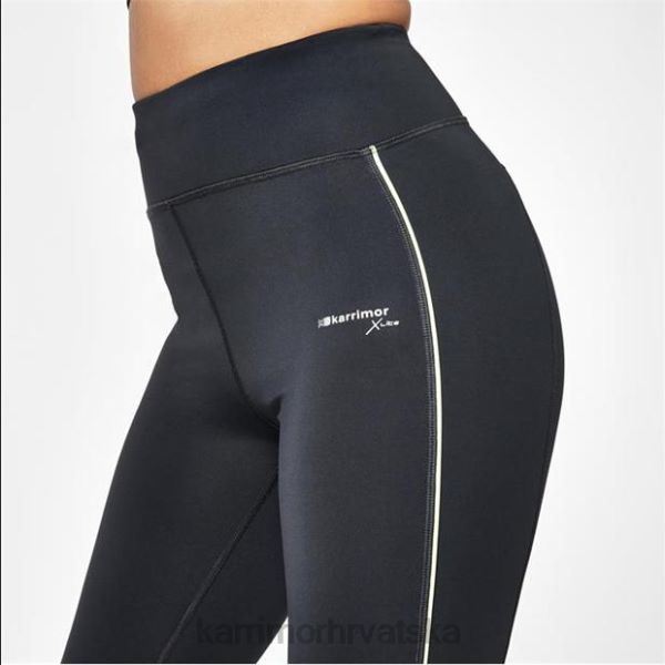 odjeća Karrimor x lite tajice za trčanje crno žene 2B423