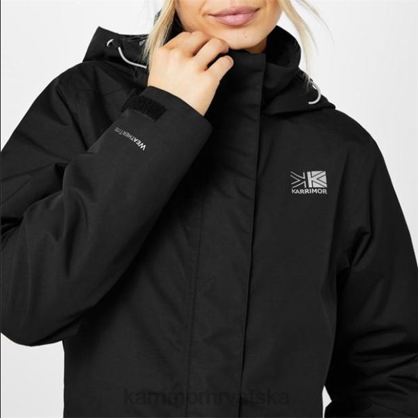 odjeća Karrimor 3 u 1 weathertite jakna crno žene 2B42194