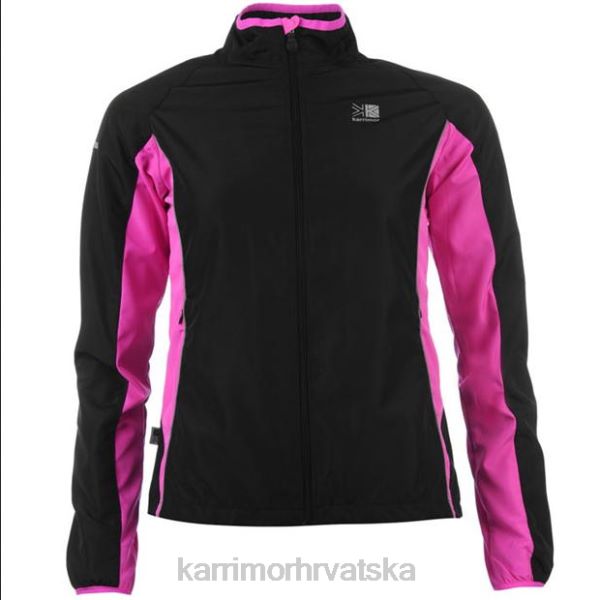 odjeća Karrimor jakna za trčanje crno/ružičasto žene 2B428