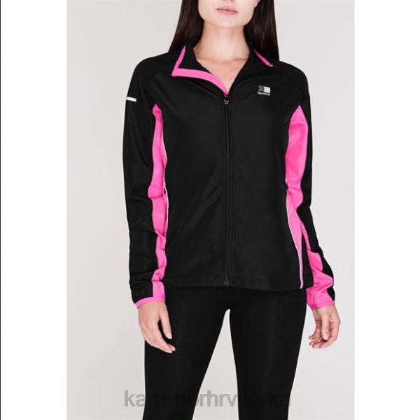 odjeća Karrimor jakna za trčanje crno/ružičasto žene 2B428