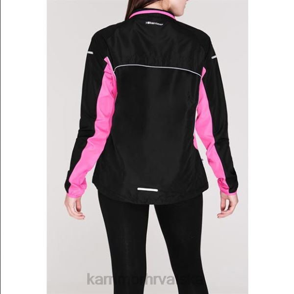 odjeća Karrimor jakna za trčanje crno/ružičasto žene 2B428