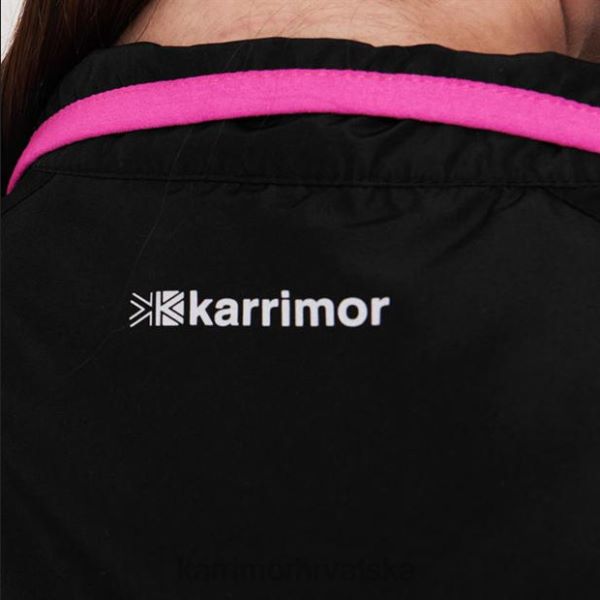 odjeća Karrimor jakna za trčanje crno/ružičasto žene 2B428