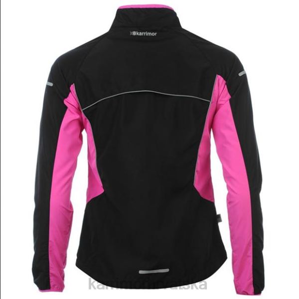 odjeća Karrimor jakna za trčanje crno/ružičasto žene 2B428