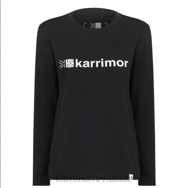 odjeća Karrimor majica dugih rukava crno žene 2B42134