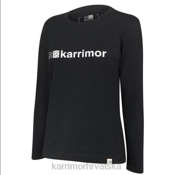odjeća Karrimor majica dugih rukava crno žene 2B42134