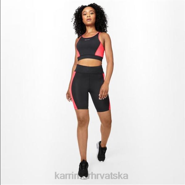 odjeća Karrimor tempo sportski grudnjak crno/ružičasto žene 2B4233