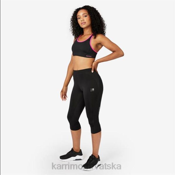 odjeća Karrimor tempo sportski grudnjak crno/ružičasto žene 2B4233