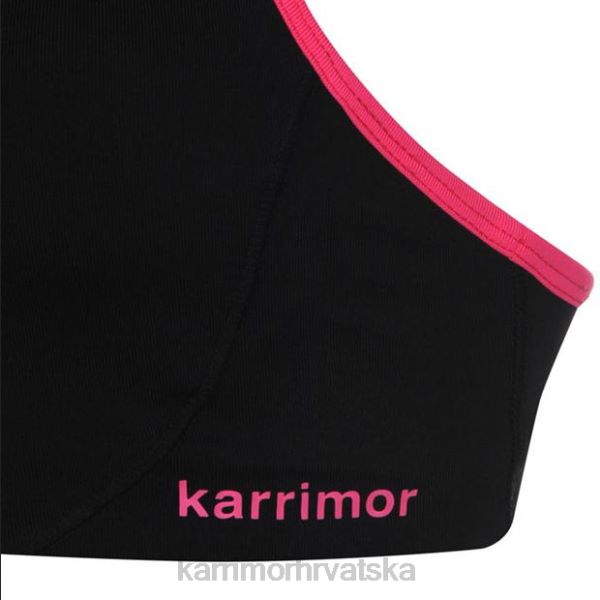 odjeća Karrimor tempo sportski grudnjak crno/ružičasto žene 2B4233