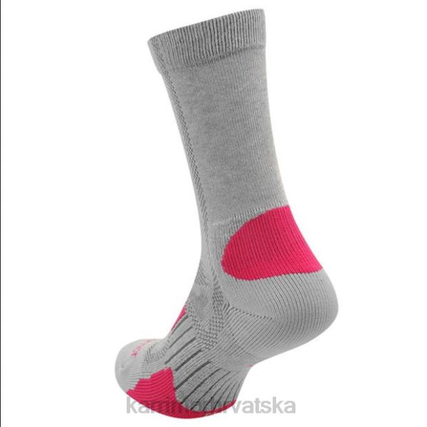 pribor Karrimor čarape za hodanje 2 pak svijetlo siva fusch žene 2B42116